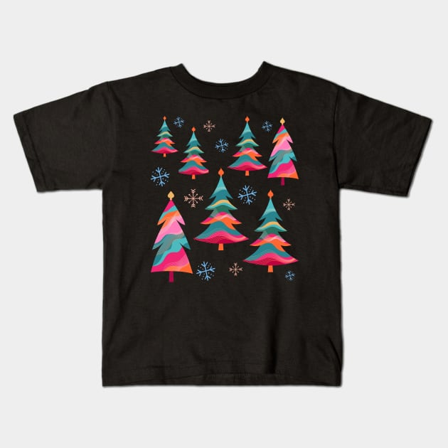 Christmas Vacation Christmas Tree T-Shirt Kids T-Shirt by HJDesign